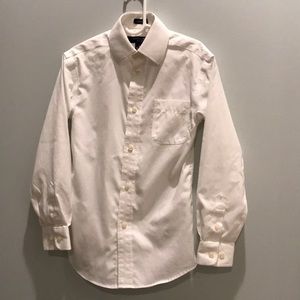 Little boys Hathaway white dress shirt SZ- 6